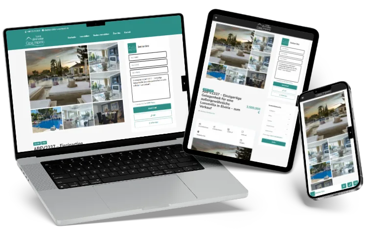 Immobilienmakler-Webdesign_Inserat Vorschau Eine Vorschau wie die Inserate aussehen