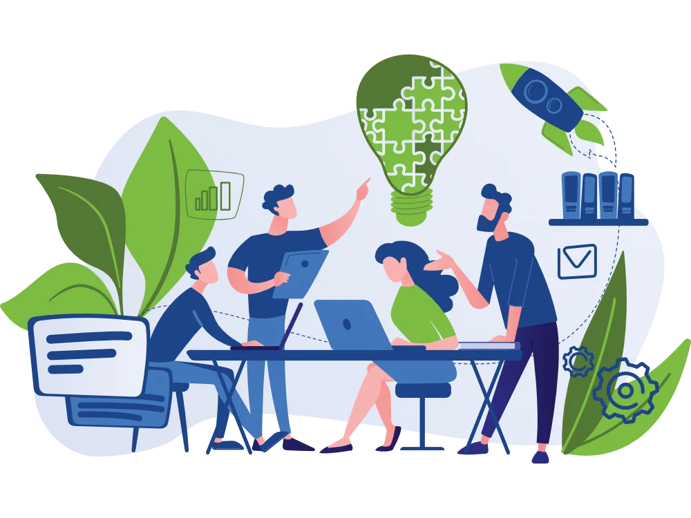 Mitarbeiter über Social Media finden.